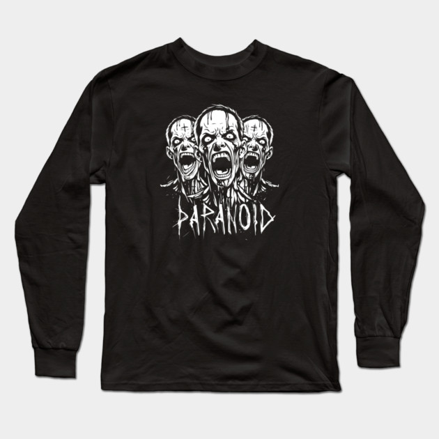PARANOID Long Sleeve T-Shirt by artslaves