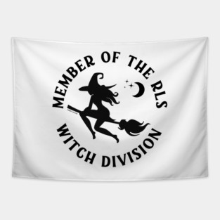 Member of the RLS Witch Division Cheeky Witch® Tapestry