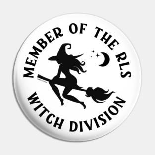 Member of the RLS Witch Division Cheeky Witch® Pin