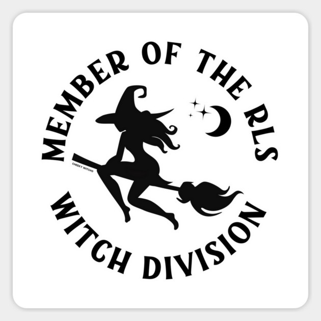 Member of the RLS Witch Division Cheeky Witch® Sticker by Cheeky Witch