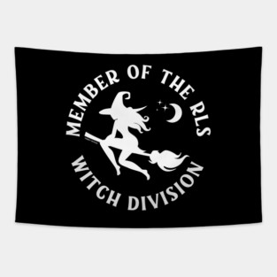Member of the RLS Witch Division Cheeky Witch® Tapestry