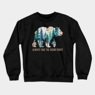 Always Take The Scenic Route Crewneck Sweatshirt