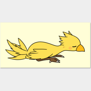 Sleeping chocobo Posters and Art
