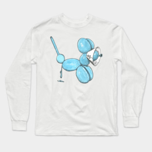 Popped Balloon Dog Long Sleeve T-Shirt