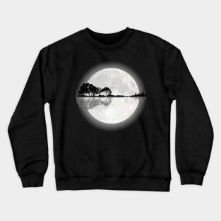 Moonlights Natures Guitar Crewneck Sweatshirt