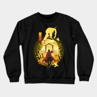 Edward Elric - Fullmetal Alchemist Brotherhood - Silhouette Art Crewneck Sweatshirt
