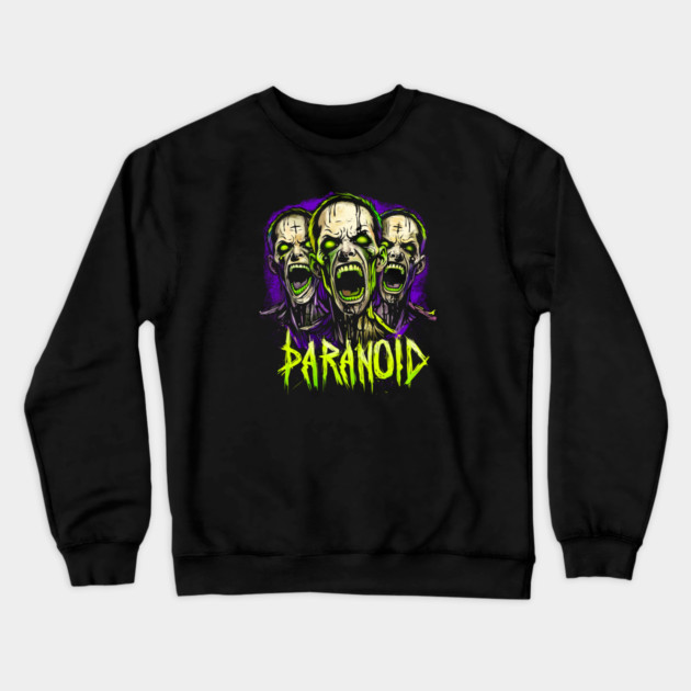 PARANOID Crewneck Sweatshirt by artslaves