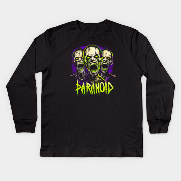 PARANOID Kids Long Sleeve T-Shirt by artslaves