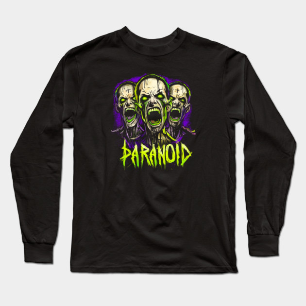 PARANOID Long Sleeve T-Shirt by artslaves