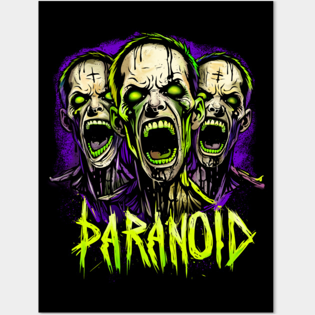 PARANOID Wall Art by artslaves