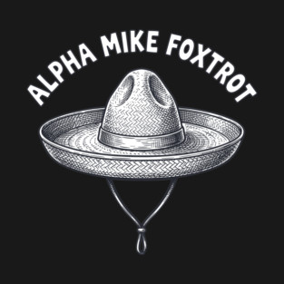Alpha Mike Foxtrot Gamer Victory Code Military Humor T-Shirt