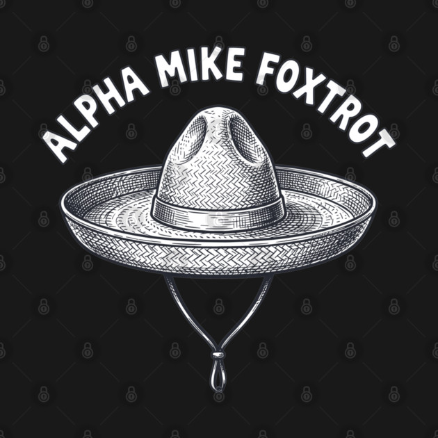 Alpha Mike Foxtrot Gamer Victory Code Military Humor by belownormal