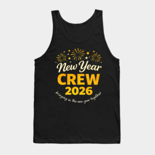 Cool New Year Crew 2026 Family Party Together Tank Top