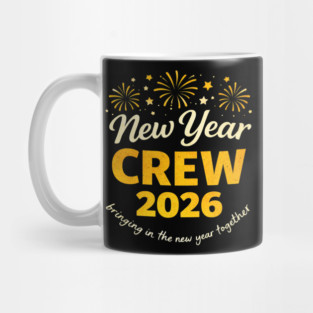 Cool New Year Crew 2026 Family Party Together Mug