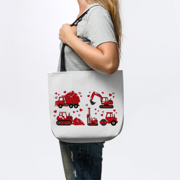 Valentine's Day Construction Vehicles Love Gift by ArtistTee ⭐⭐⭐⭐⭐