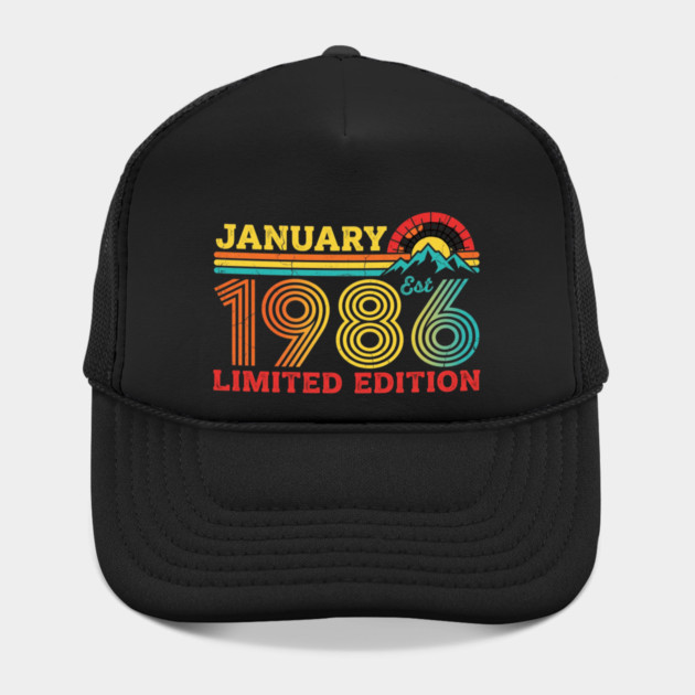 January 1986 Est. Limited Edition Birthday by ArtistTee ⭐⭐⭐⭐⭐