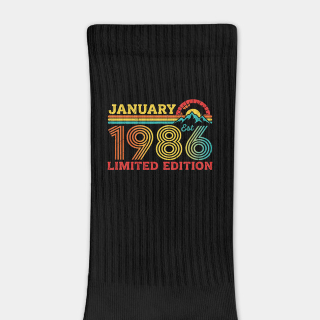 January 1986 Est. Limited Edition Birthday by ArtistTee ⭐⭐⭐⭐⭐