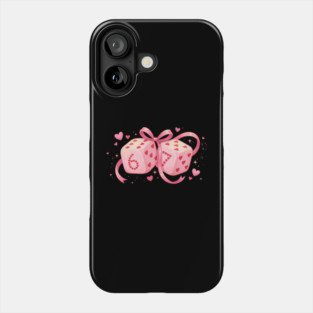 Six And Seven Dice Love Valentine's Day Phone Case