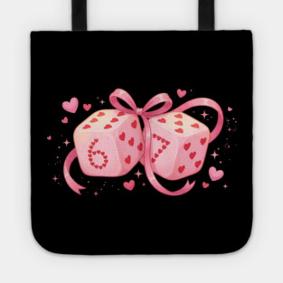 Six And Seven Dice Love Valentine's Day Tote