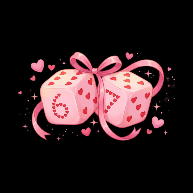 Six And Seven Dice Love Valentine's Day by ArtistTee ⭐⭐⭐⭐⭐
