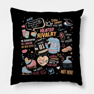 Heated Rivalry Romance - Hollanov Couple Romance Book, Hockey Rivals Couple, Movie Book Pillow