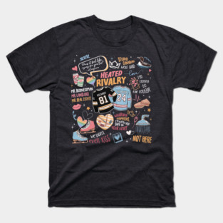 Heated Rivalry Romance - Hollanov Couple Romance Book, Hockey Rivals Couple, Movie Book T-Shirt