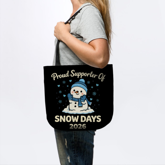 Funny Proud Supporter Snow Days Teacher Crew Winter Humor by shirtlux