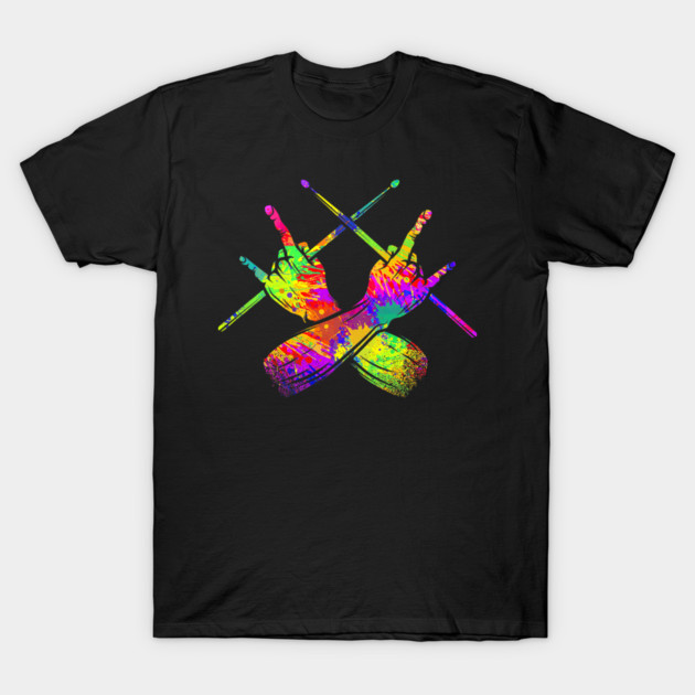 Drummer, Drummer, Drumsticks, Rock T-Shirt by yangho