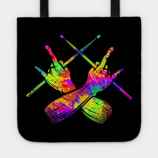 Drummer, Drummer, Drumsticks, Rock Tote by yangho