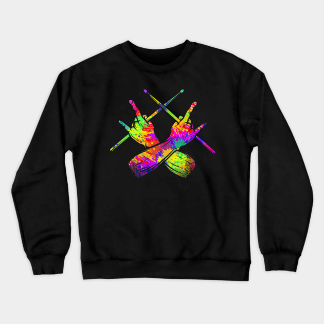 Drummer, Drummer, Drumsticks, Rock Crewneck Sweatshirt by yangho