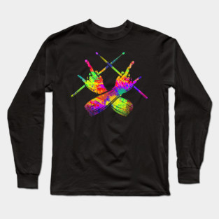 Drummer, Drummer, Drumsticks, Rock Long Sleeve T-Shirt