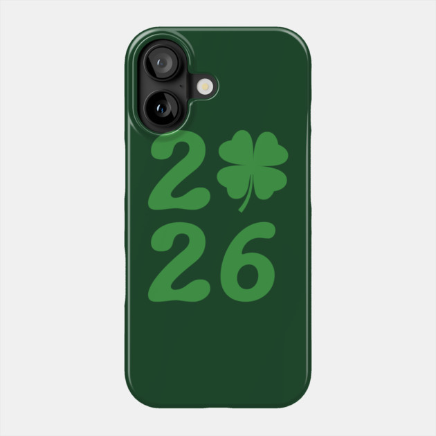 St Patricks Day 2026 Phone Case by Creatifly Graphic Tees