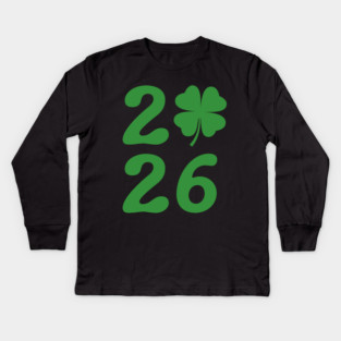 St Patricks Day 2026 Kids Long Sleeve T-Shirt