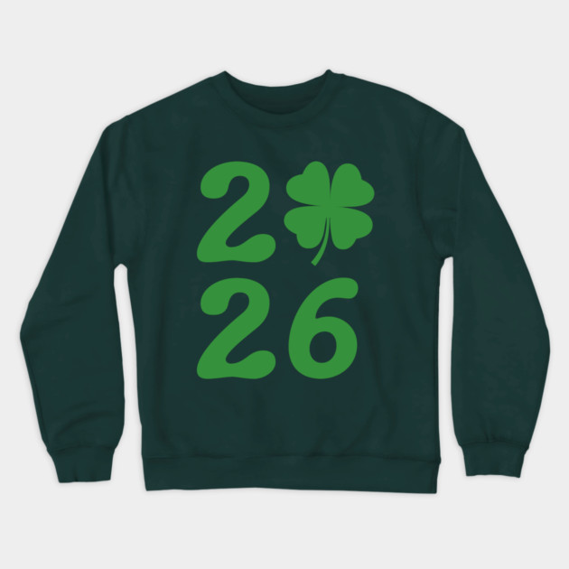 St Patricks Day 2026 Crewneck Sweatshirt by Creatifly Graphic Tees