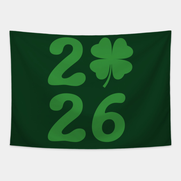 St Patricks Day 2026 Tapestry by Creatifly Graphic Tees