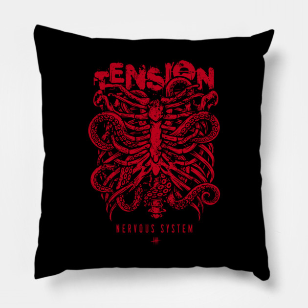 TENSION Pillow by artslaves