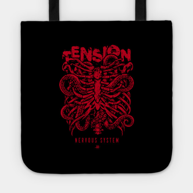 TENSION Tote by artslaves