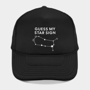 Guess My Star Sign – Gemini Zodiac, Astrology Constellation - White Print Hat