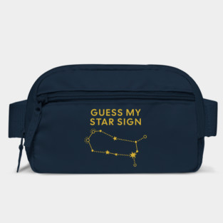 Guess My Star Sign – Gemini Zodiac, Astrology Constellation - Classic Gold Print Bag