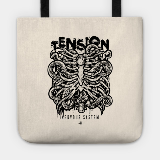 TENSION Tote by artslaves