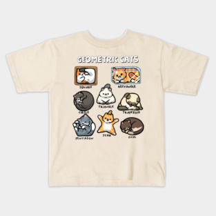 Geometric Cats Kids T-Shirt