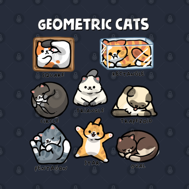 Geometric Cats by GoshWow®