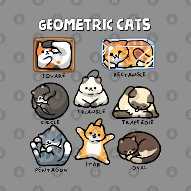 Geometric Cats by GoshWow®