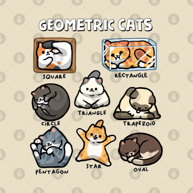 Geometric Cats by GoshWow®