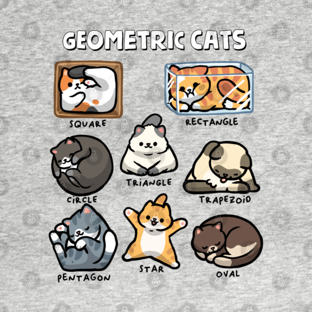 Geometric Cats by GoshWow®
