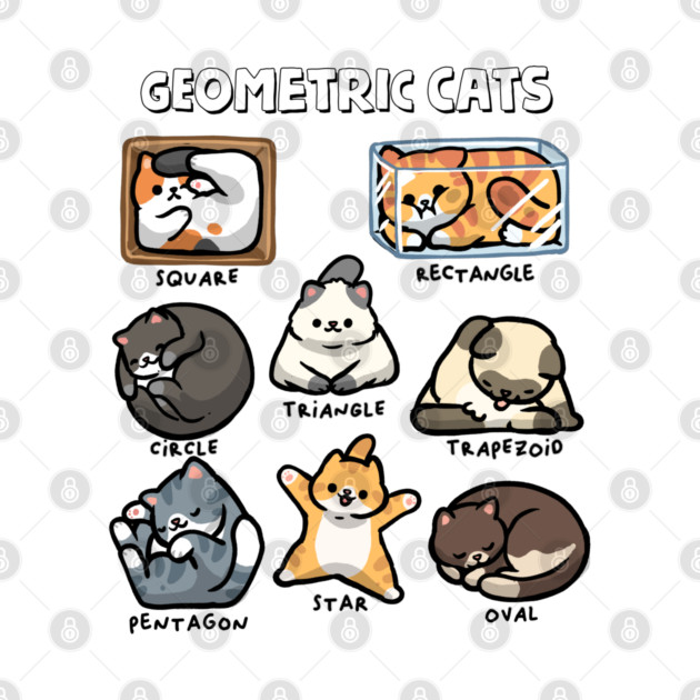 Geometric Cats by GoshWow®