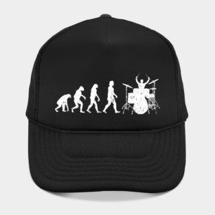 Drumming Evolution Funny Drummer Hat