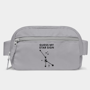 Guess My Star Sign – Cancer Zodiac, Astrology Constellation - Black Print Bag