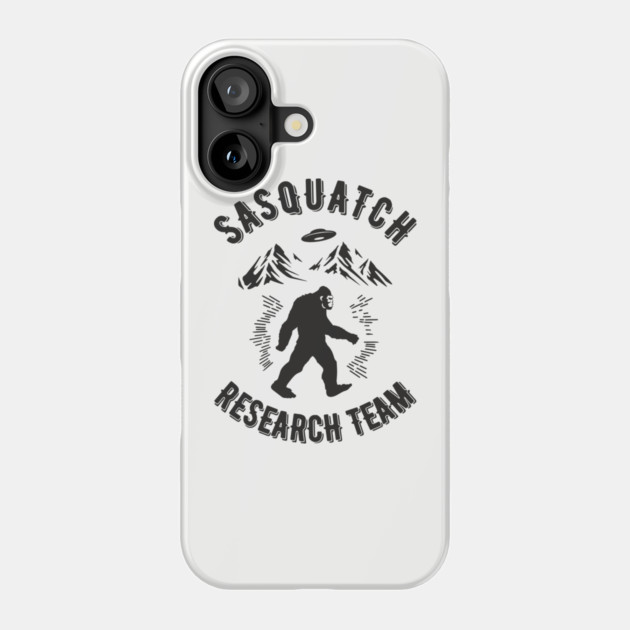 Sasquatch Research Team Hiking Squad Phone Case by Anticorporati