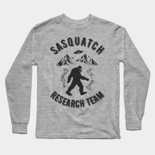 Sasquatch Research Team Hiking Squad Long Sleeve T-Shirt